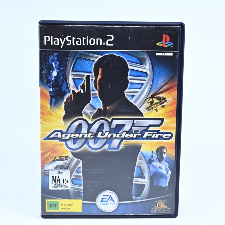 James Bond 007 Agent Under Fire - Sony Playstation 2 / PS2 Game + Manual - PAL