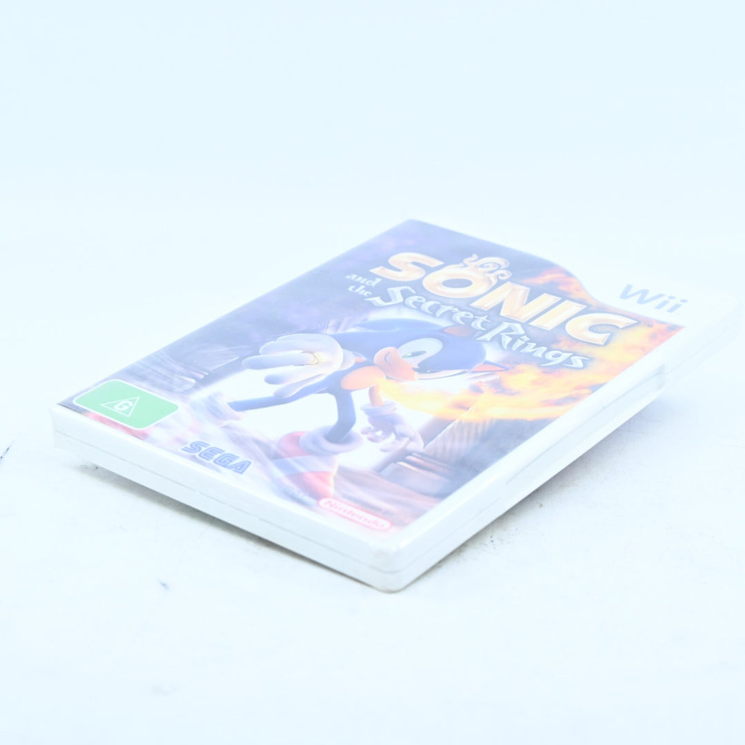 SEALED! Sonic and the Secret Rings - Nintendo Wii Game - PAL - Complete in box