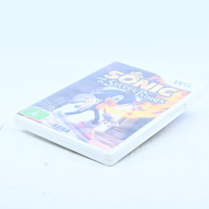 SEALED! Sonic and the Secret Rings - Nintendo Wii Game - PAL - Complete in box