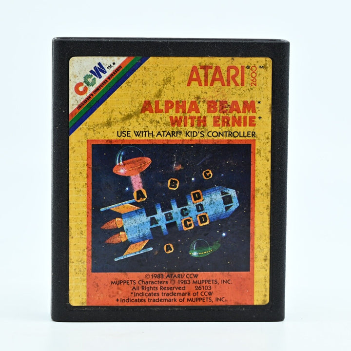 Alpha Beam with Ernie - Atari 2600 Game - PAL - FREE POST!