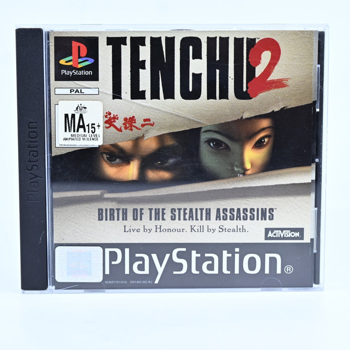 Tenchu 2: Birth of the Stealth Assassins - PS1 Game + Manual - PAL - MINT DISC!