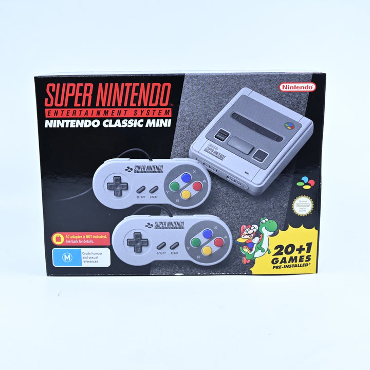 AS NEW! SNES Classic Mini - Super Nintendo / SNES Boxed Console - FREE POST!
