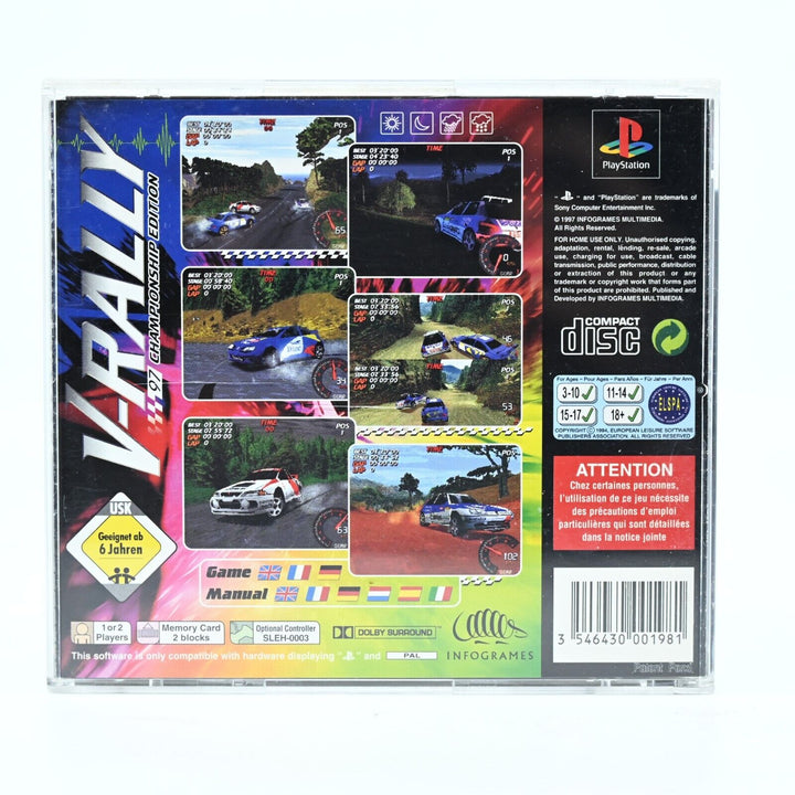 V-Rally: Championship Edition - Sony Playstation 1 / PS1 Game - PAL - MINT DISC!