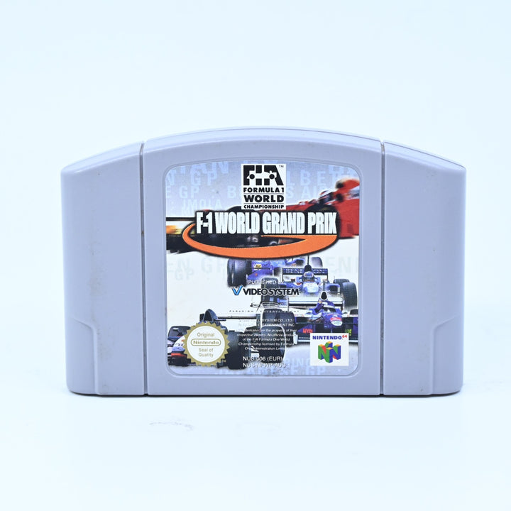 F-1 World Grand Prix - N64 / Nintendo 64 Game - PAL - FREE POST!