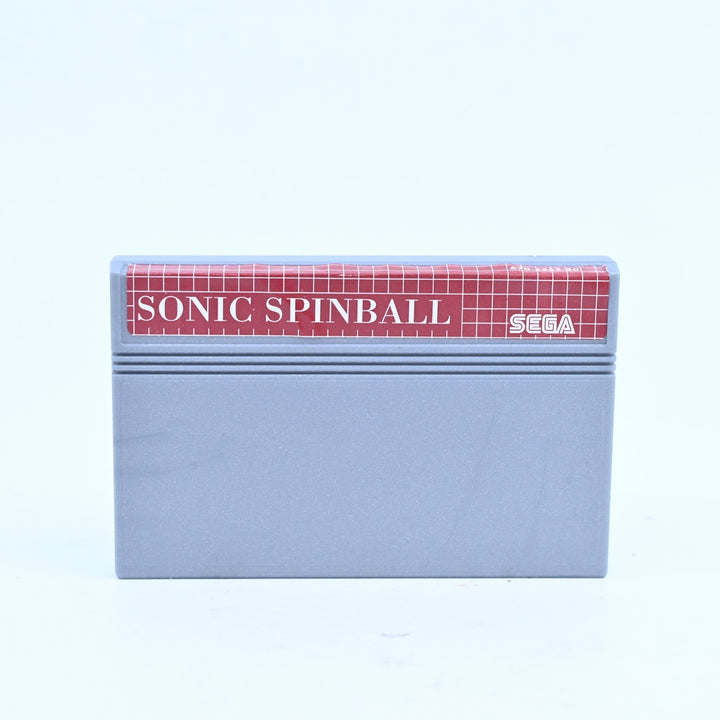 Sonic Spinball - Silver OziSoft - Sega Master System Game + Manual - PAL