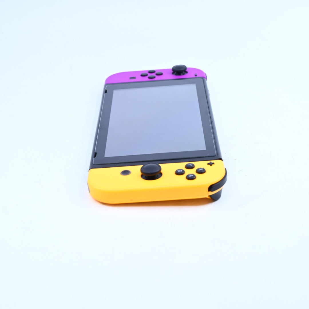 Purple / Neon Orange  Nintendo Switch  - Nintendo Switch Boxed Console - PAL