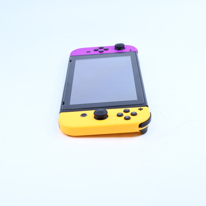 Purple / Neon Orange  Nintendo Switch  - Nintendo Switch Boxed Console - PAL