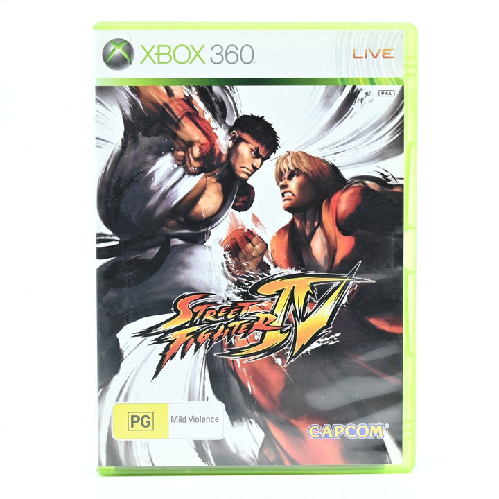 Street Fighter IV - Xbox 360 Game + Manual - PAL - FREE POST!