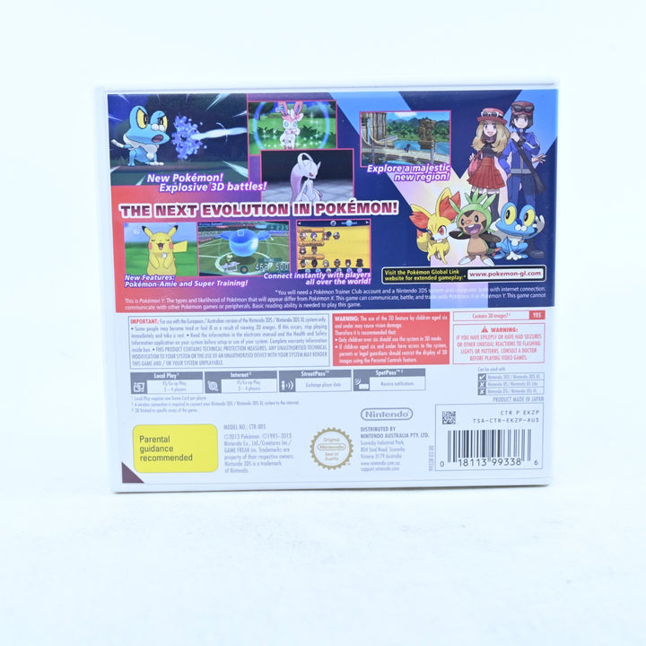 Pokemon Y - Nintendo 3DS Game - PAL + Manual - FREE POST!
