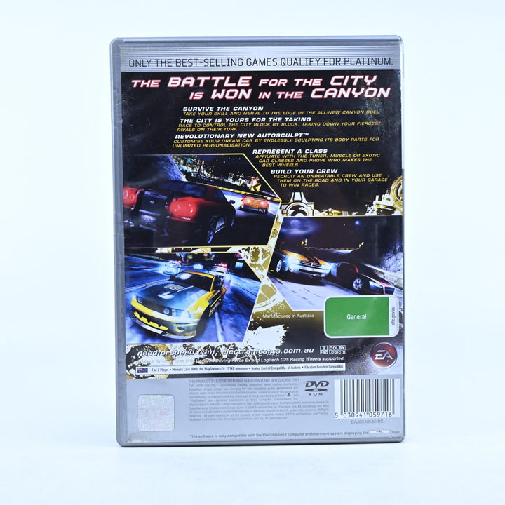 Need for Speed Carbon - Sony Playstation 2 / PS2 Game + Manual - PAL