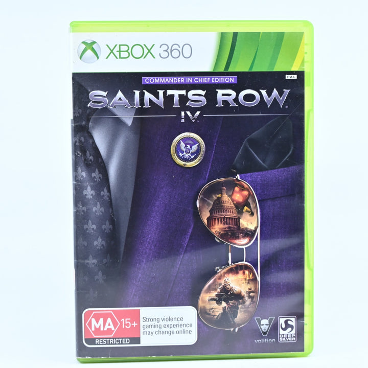 Saints Row IV - Commander in Chief Edition - Xbox 360 Game + Manual - PAL