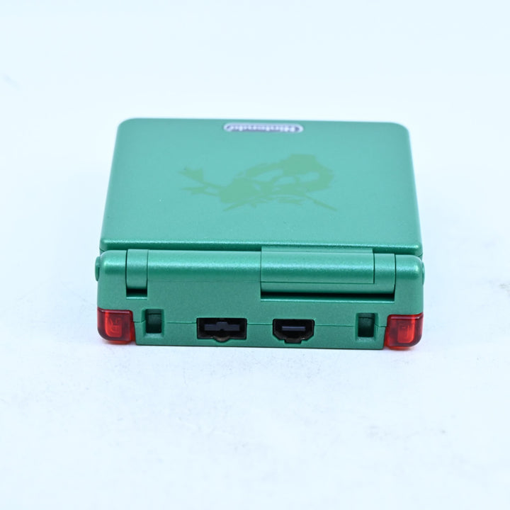 Rayquaza Green (Reshell) + IPS - AGS-001 - Gameboy Advance / GBA SP Console