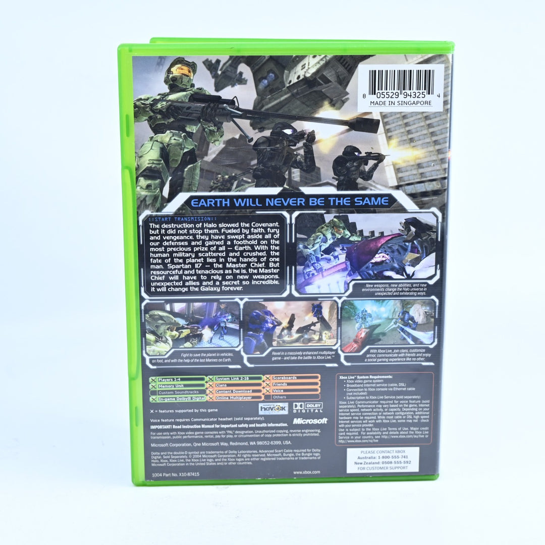 Halo 2 - Original Xbox Game + Manual - PAL - MINT DISC!