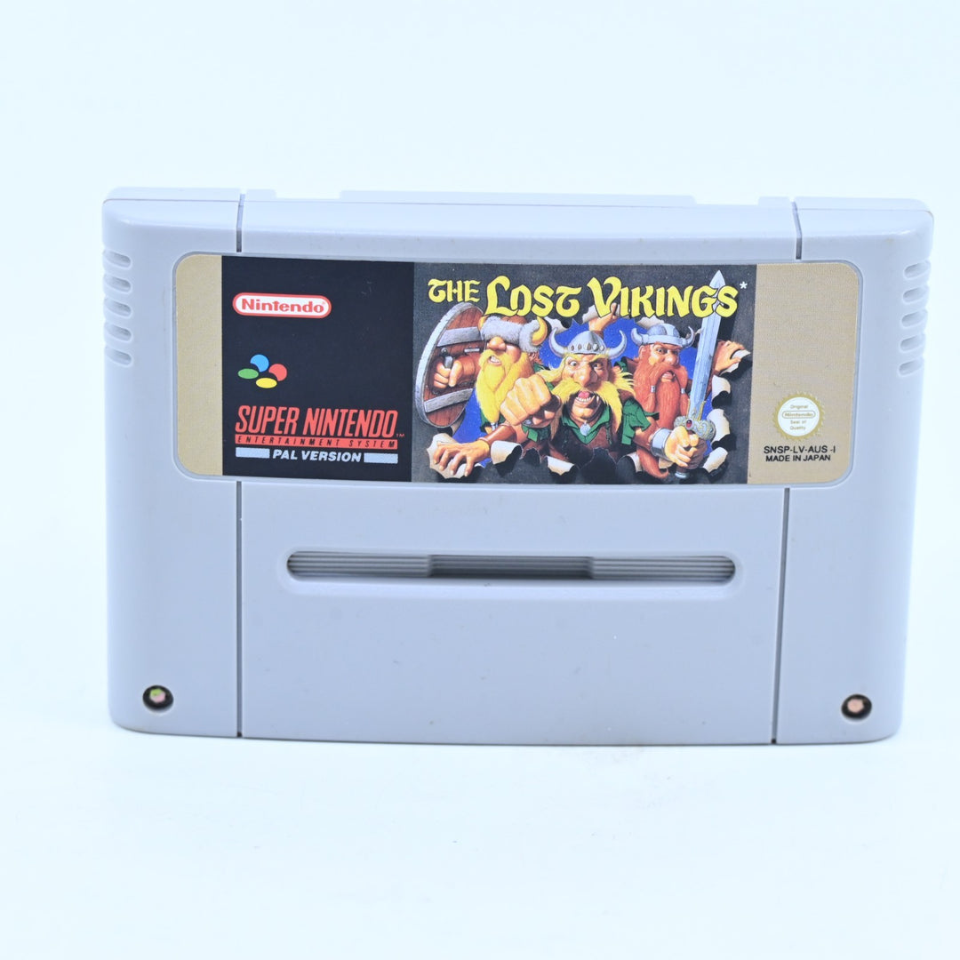 The Lost Vikings - Super Nintendo / SNES Game - PAL - FREE POST!