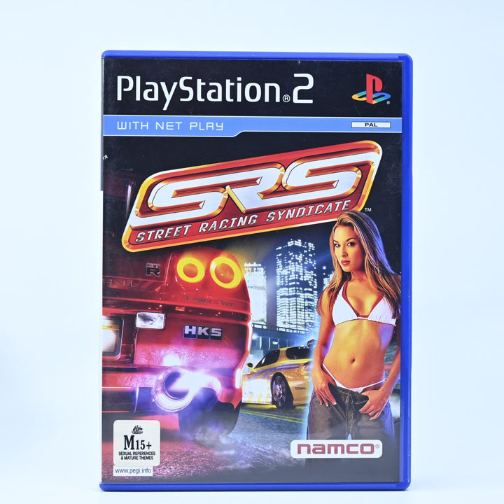 SRS: Street Racing Syndicate - Sony Playstation 2 / PS2 Game + Manual - PAL