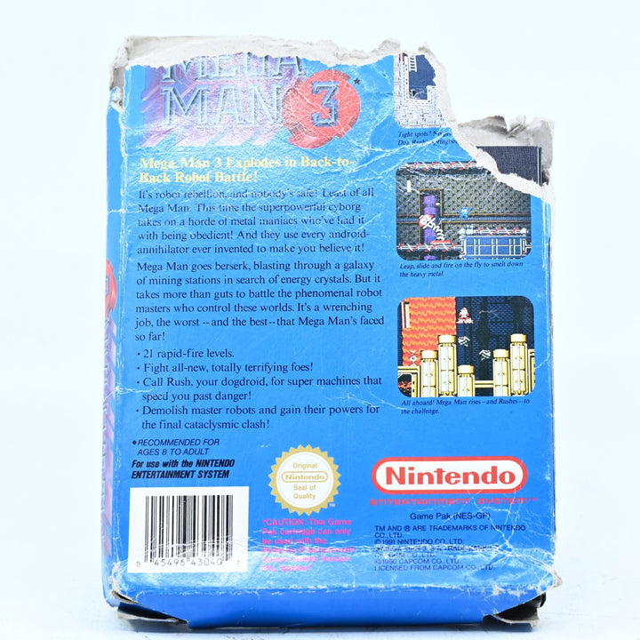 Mega Man 3 - Nintendo Entertainment System / NES Boxed Game - PAL - No Manual