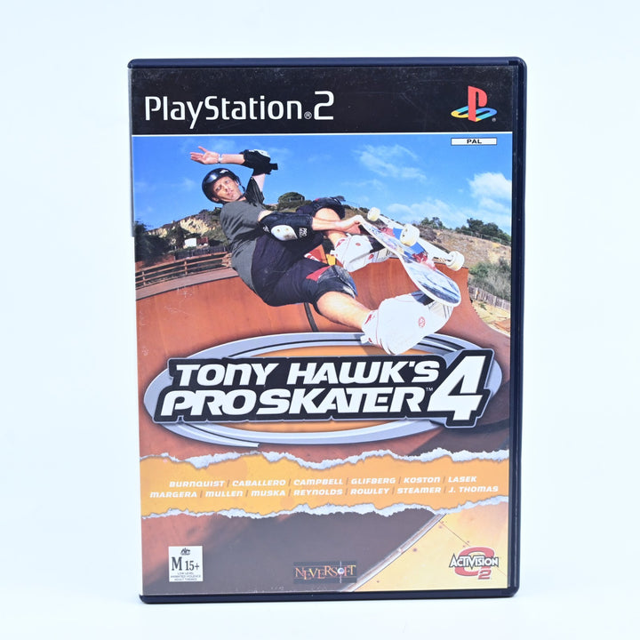 Tony Hawk's Pro Skater 4 - PS2 Game + Manual - PAL - NEAR MINT DISC!