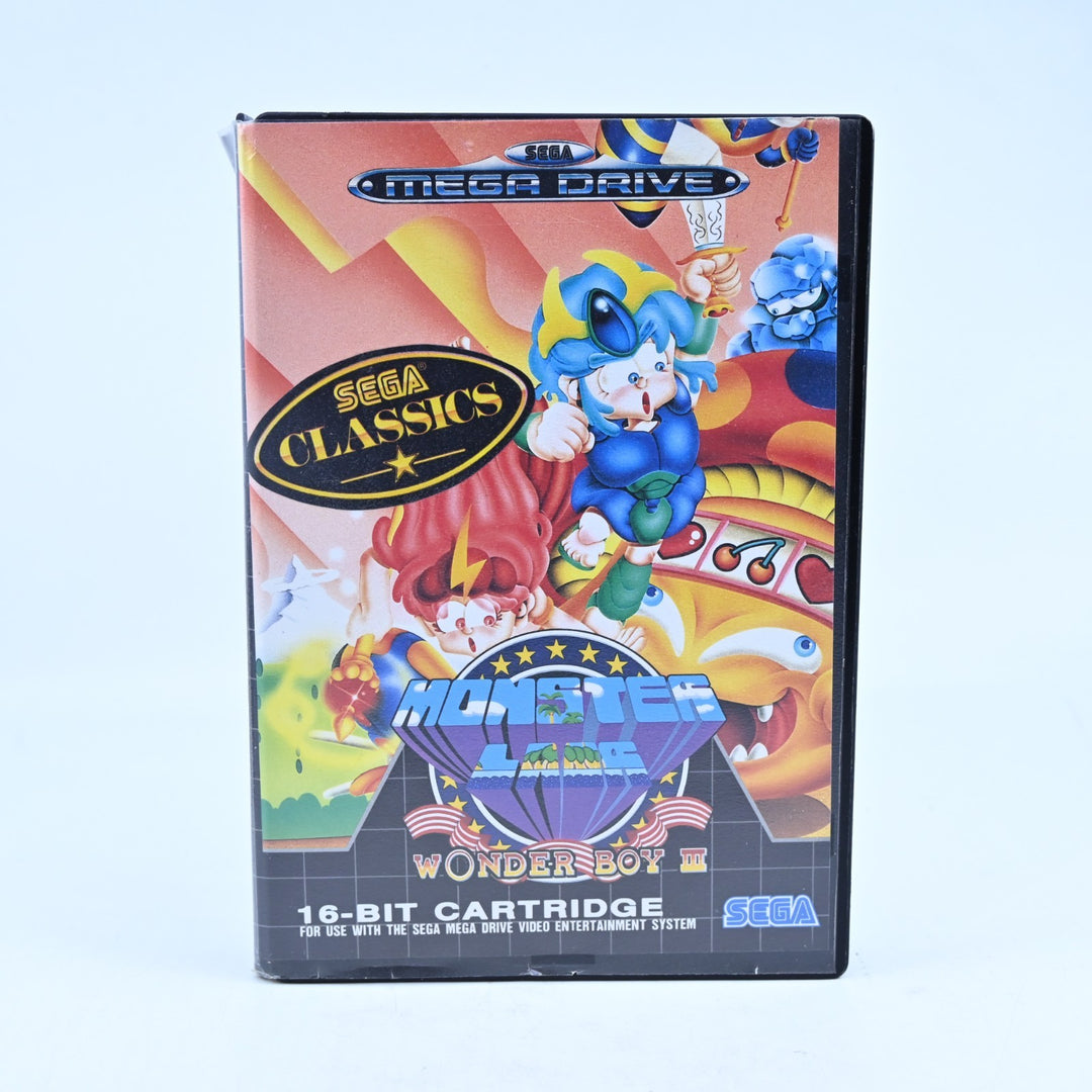 Wonder Boy III: Monster Lair - Sega Mega Drive Game + Manual - PAL - FREE POST!