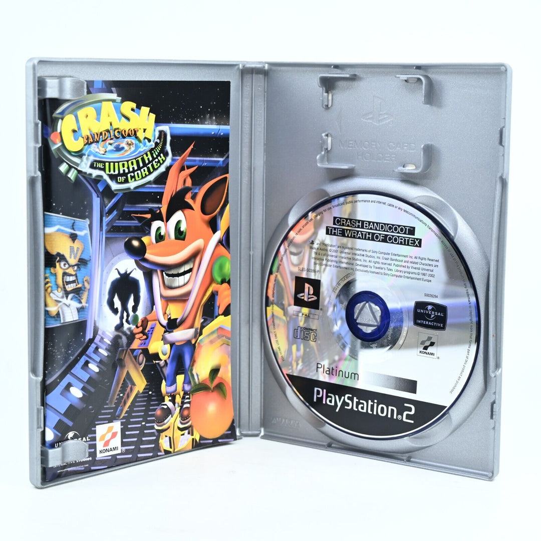 Crash Bandicoot: The Wrath of Cortex - Sony Playstation 2 / PS2 Game + Manual