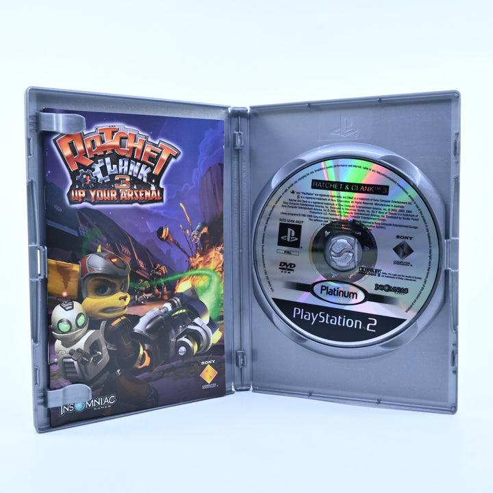 Ratchet & Clank 3: Up Your Arsenal - Sony Playstation 2 / PS2 Game + Manual