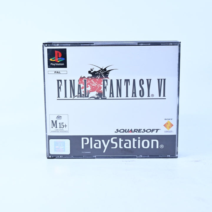 Final Fantasy VI - Sony Playstation 1 / PS1 Game + Manual - PAL - MINT DISC!