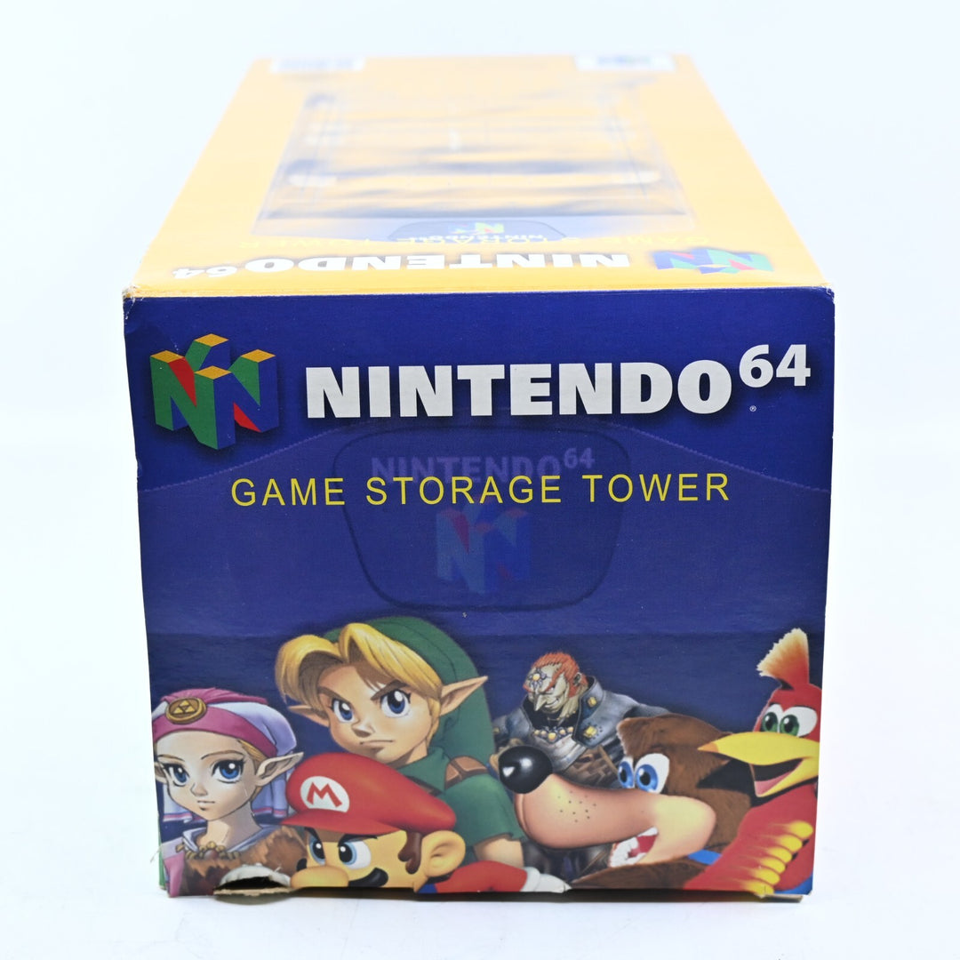 Nintendo 64 Game Storage Tower in Box - N64 / Nintendo 64 Accessory - FREE POST