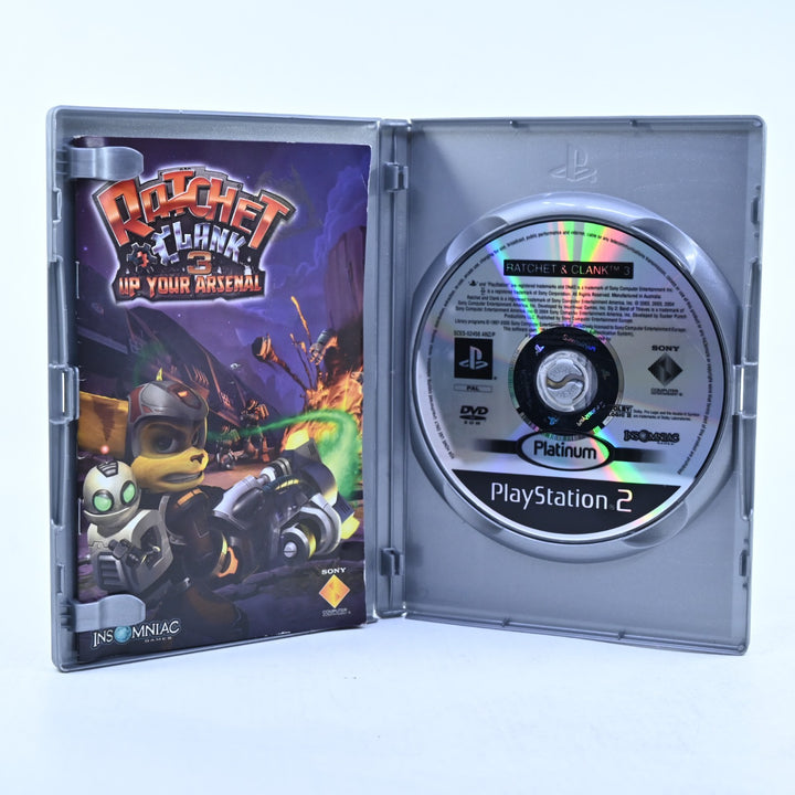Ratchet & Clank 3: Up Your Arsenal - PS2 Game + Manual - PAL - MINT DISC!