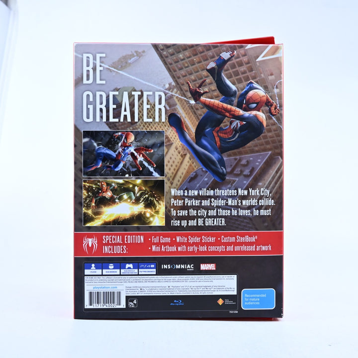 Marvel's Spider-Man Limited Edition - PS4 Game + Steelbook - CODE UNUSED!