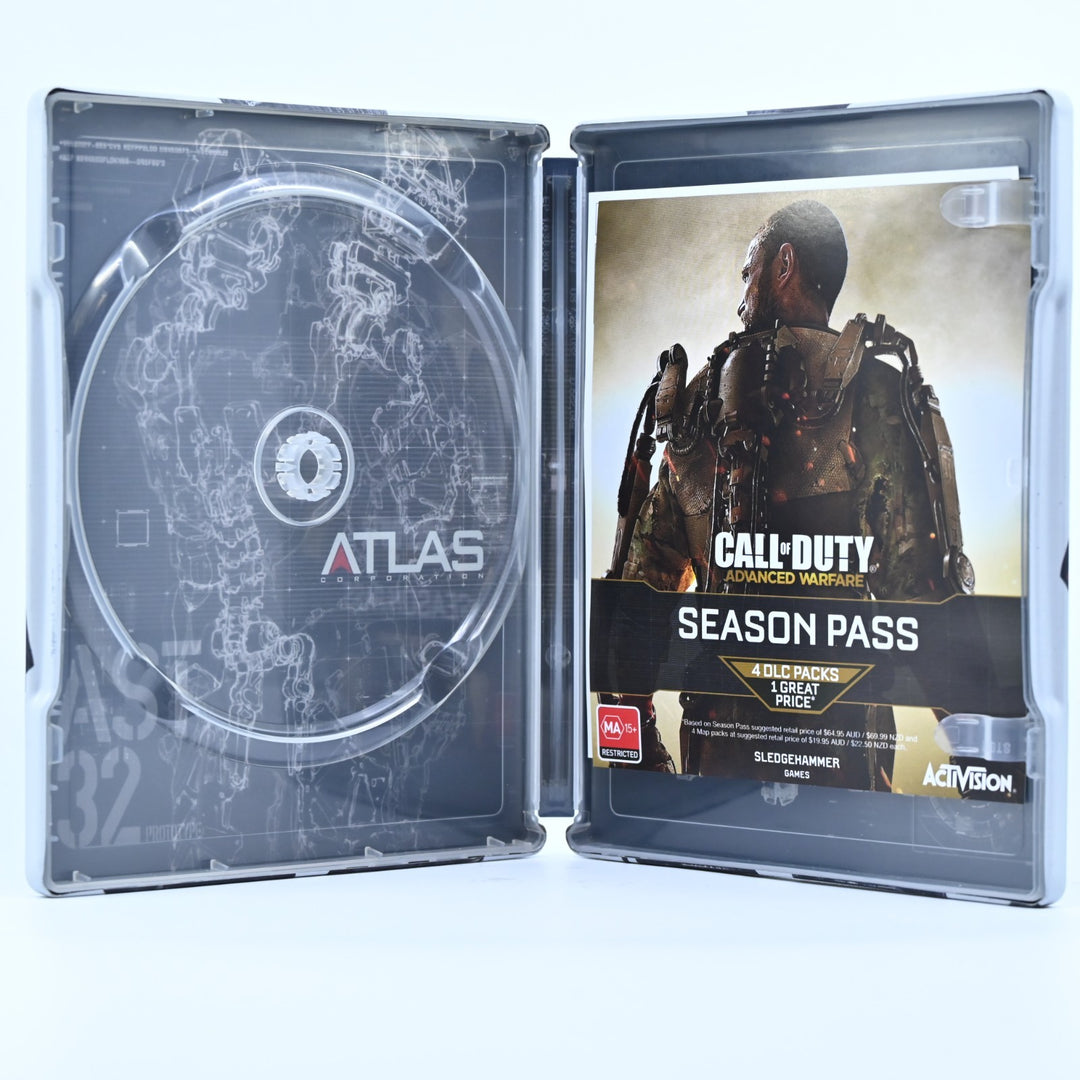 LIKE NEW! Call of Duty Advanced Warfare - Steelbook - Xbox One / PS4 - No Game
