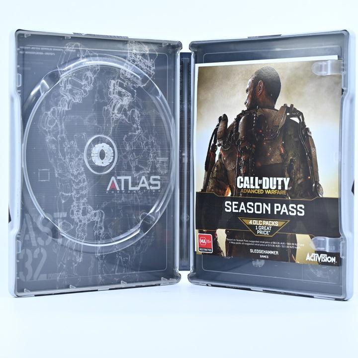 LIKE NEW! Call of Duty Advanced Warfare - Steelbook - Xbox One / PS4 - No Game