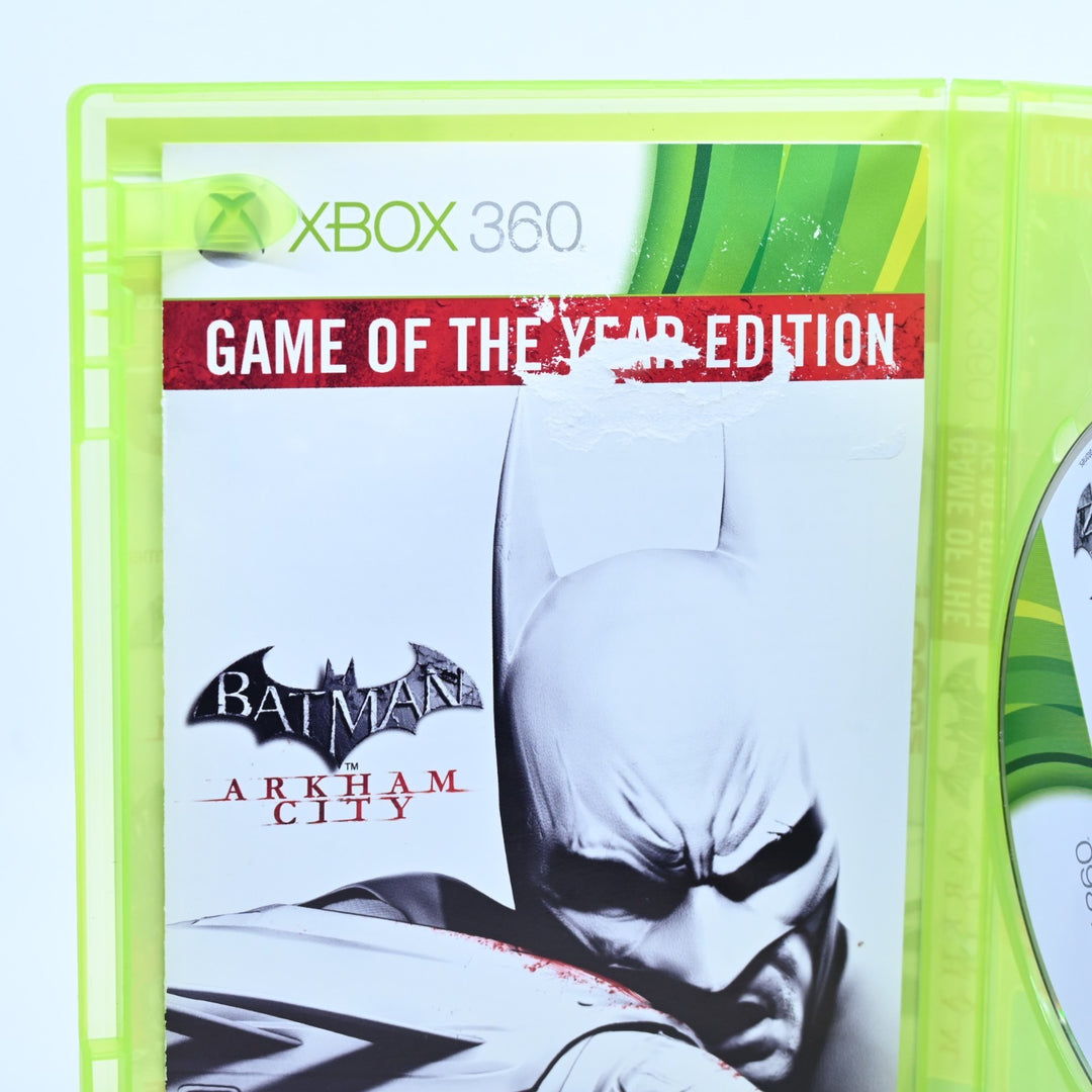 Batman Arkham City GOTY Edition - Xbox 360 Game + Manual - PAL - MINT DISC!