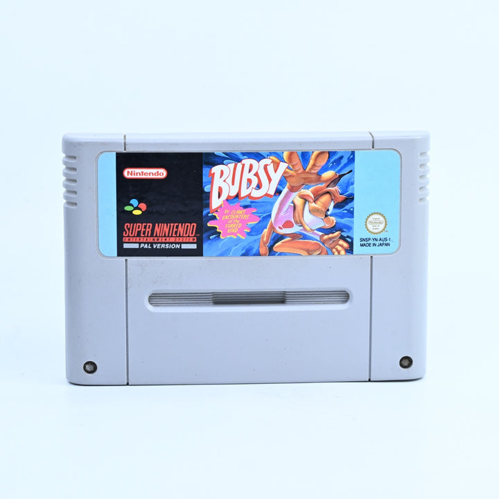 Bubsy - Super Nintendo / SNES Game - PAL - FREE POST!
