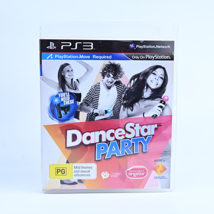 DanceStar Party - Sony Playstation 3 / PS3 Game + Manual - MINT DISC!
