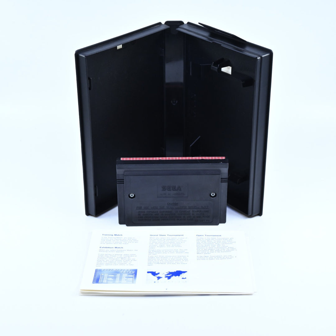 Tennis Ace - Sega Master System Game + Manual - PAL - FREE POST!