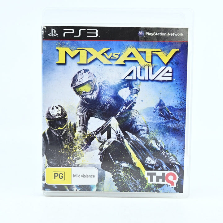 MX vs ATV Alive - Sony Playstation 3 / PS3 Game + Manual - FREE POST!