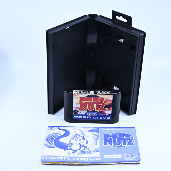 Mr Nutz - Sega Mega Drive Game + Manual - PAL - FREE POST!