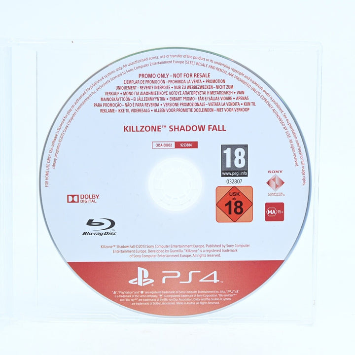 Killzone Shadow Fall - Promo Disc - PS4 Game - Disc Only - MINT DISC!