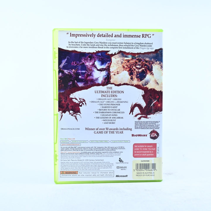 Dragon Age: Origins - Ultimate Edition - Xbox 360 Game + Manual - PAL