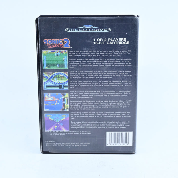 Sonic The Hedgehog 2 - No Manual - Sega Mega Drive Game - PAL - FREE POST!