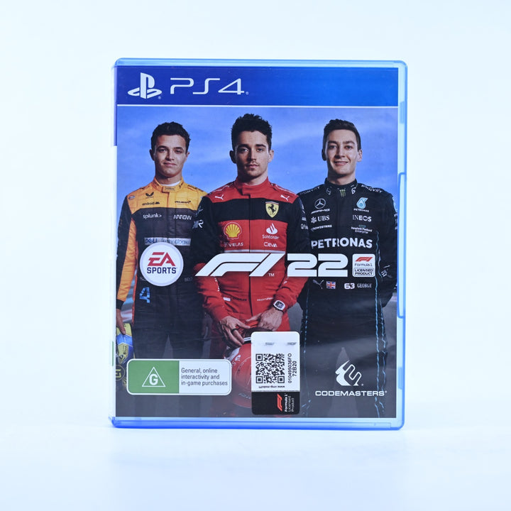 F1 22 - Sony Playstation 4 / PS4 Game - MINT DISC!