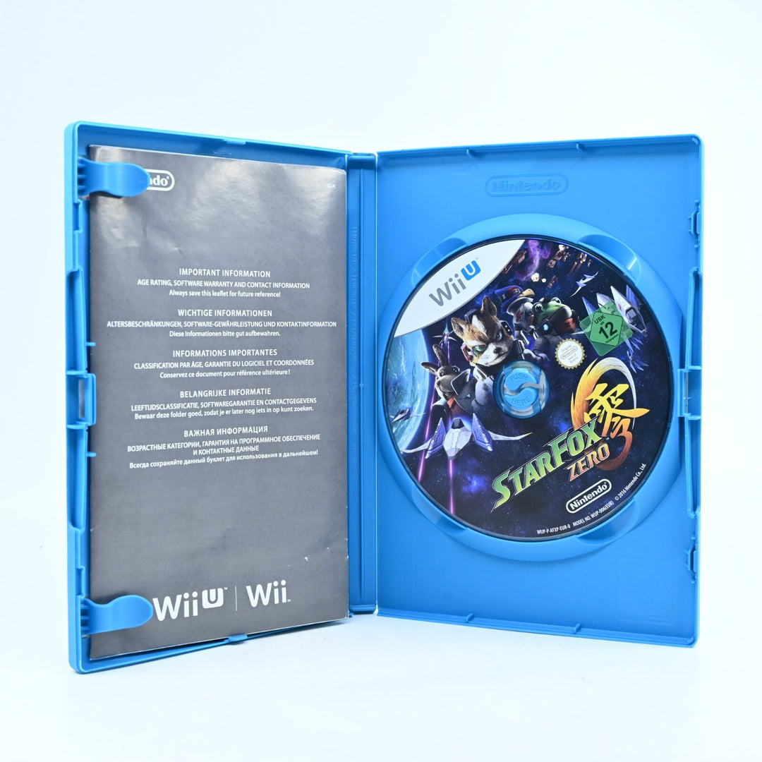 Star Fox Zero - Nintendo Wii U Game - PAL - NEAR MINT DISC!