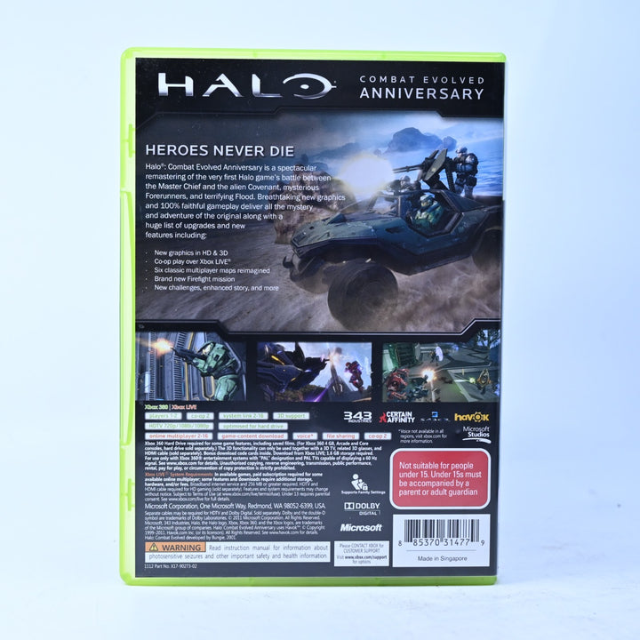 Halo: Combat Evolved Anniversary - Xbox 360 Game + Manual - PAL - MINT DISC!