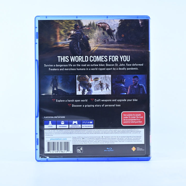 Days Gone - Promo Disc - Sony Playstation 4 / PS4 Game - MINT DISC!