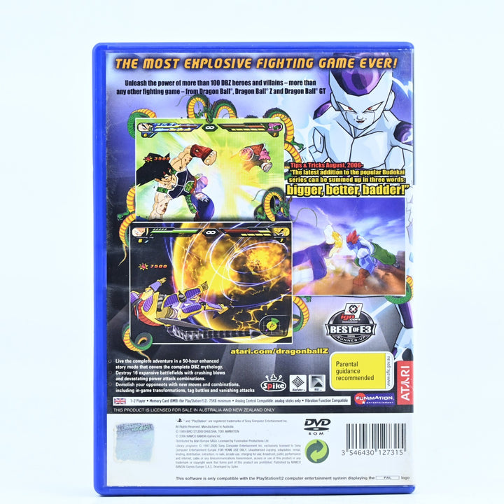 Dragon Ball Z Budokai Tenkaichi 2 - Sony Playstation 2 / PS2 Game + Manual - PAL