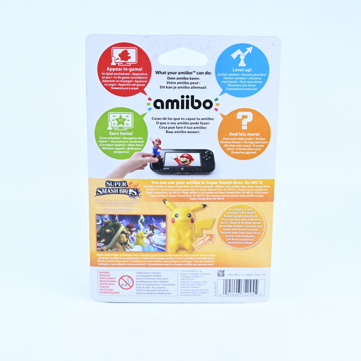 SEALED! Pikachu Amiibo No. 10 - Super Smash Bros. Collection - Toy
