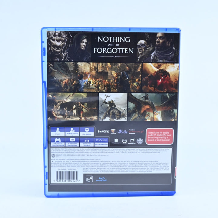 Middle-Earth: Shadow of War - Sony Playstation 4 / PS4 Game - FREE POST!