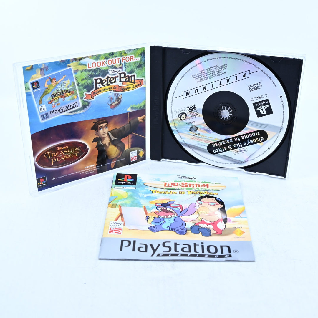 Disney's Lilo & Stitch Trouble in Paradise - Playstation 1 / PS1 Game + Manual