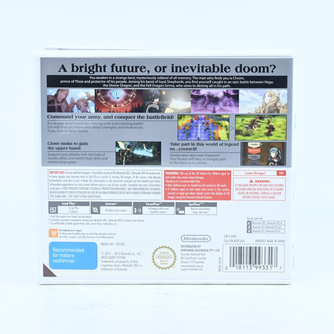 Fire Emblem Awakening - Nintendo 3DS Game - PAL + Manual - FREE POST!