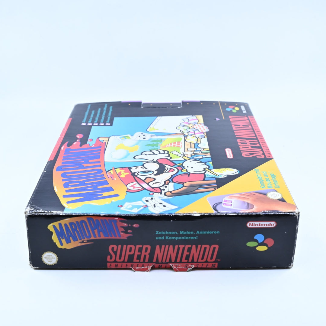 Mario Paint - Game with Mouse Pad and Mouse - Super Nintendo / SNES Accessory