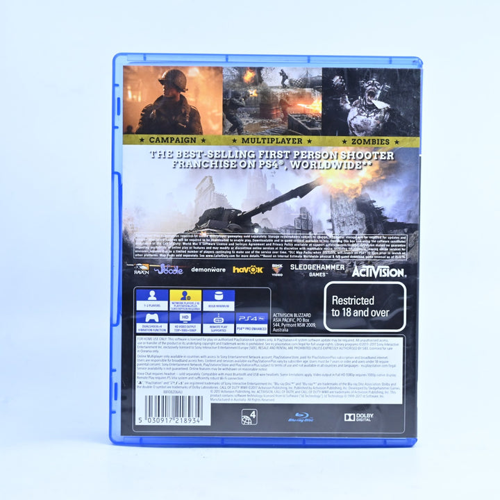 Call of Duty: WWII - Sony Playstation 4 / PS4 Game - MINT DISC!